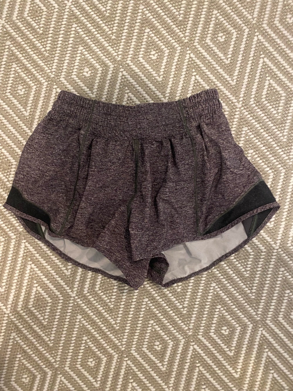 Lululemon heathered grey shorts